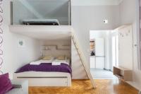 Posteľ alebo postele v izbe v ubytovaní Balaton Apartment Central Budapest