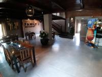 Et opholdsområde på Tapologo Lodge