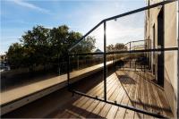 Balkon lub taras w obiekcie Hotel Szatmári & Étterem Jászberény