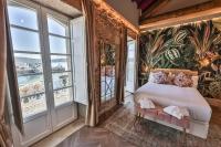 Posteľ alebo postele v izbe v ubytovaní Hospedium Hotel Barómetro de Camariñas