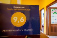 Certifikát, ocenenie alebo iný dokument vystavený v ubytovaní Appartamento Forte Malatesta