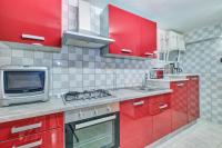 Kuchyňa alebo kuchynka v ubytovaní Studio apartment in Nerezine with balcony, air conditioning, WiFi, washing machine (4827-4)