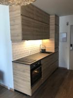 Kuchyň nebo kuchyňský kout v ubytování Marienlyst Apartment