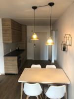 Kuchyň nebo kuchyňský kout v ubytování Marienlyst Apartment