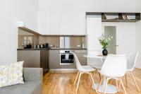 Kuchyň nebo kuchyňský kout v ubytování Apartment Brno