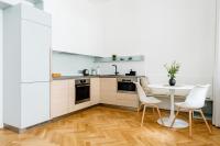 Kuchyň nebo kuchyňský kout v ubytování Apartment Brno