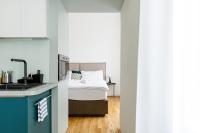 Postel nebo postele na pokoji v ubytování Apartment Brno