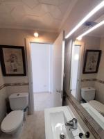 A bathroom at Apartment Sea View in Rincon de Loix- free parking, pool, Wi-Fi, new air conditioning