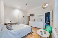 Łóżko lub łóżka w pokoju w obiekcie Apartamenty Sun & Snow Old Town Gdańsk