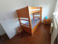 Łóżko lub łóżka w pokoju w obiekcie Gîte La Mer, 50m de la mer