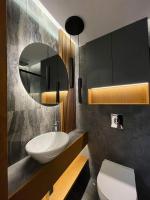 Kúpeľňa v ubytovaní Adell Miramare Golden Loft