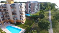 The swimming pool at or close to Viktória Beach Apartman Gold 1. Siófok