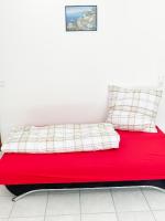 Postel nebo postele na pokoji v ubytování Ferienwohnung Balu