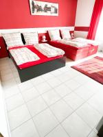 Postel nebo postele na pokoji v ubytování Ferienwohnung Balu