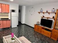 Kuchyň nebo kuchyňský kout v ubytování Apartamentos Dalia