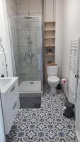 Łazienka w obiekcie STUDIOS ET APPARTEMENTS EN CENTRE VILLE Boulogne sur mer