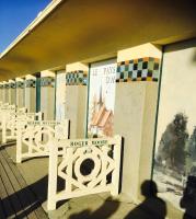 Balkon lub taras w obiekcie Très jolie Villa Bianca, maison avec jardin privé à Deauville