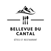 ein Logo für ein kanadisches Restaurant mit Messer und Gabel in der Unterkunft Gites Puy Mary et Puy Griou in Saint-Cernin