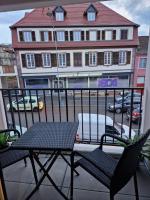 Balkon lub taras w obiekcie Superbe Loft Center of Saverne Bike Parking