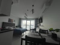 Kuchnia lub aneks kuchenny w obiekcie Kasprowicza 20 Luxury Apartments - Free Pool, Saunas, Salzgrotte, Jacuzzi, Gym, Children's Playroom, Fitness