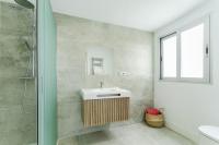 Kúpeľňa v ubytovaní Moderno y completo apartamento frente al mar