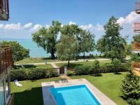 The swimming pool at or close to Viktória Beach Apartman Gold 1. Siófok