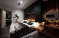 Łóżko lub łóżka w pokoju w obiekcie Jazine lux apartment E&T