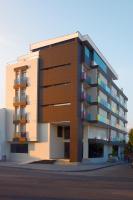 un diseño arquitectónico de un edificio con balcones en Hotel Vizcaya Plaza, en Barrancabermeja