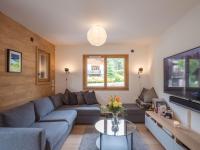 Część wypoczynkowa w obiekcie Bel appart 4* avec jardin privé, à 350m de la Flégère, WIFI, PARKING - FR-1-343-213