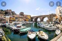 Plán poschodí v ubytovaní T2 proximité mer, Vallon des Auffes