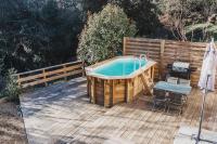 Plan piętra w obiekcie Gîte Cocooning avec balnéo et piscine privatives