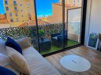 Balkón alebo terasa v ubytovaní Canet-Plage Houstal Résidence