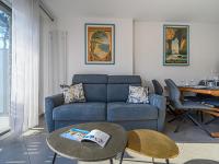 Część wypoczynkowa w obiekcie Apartment Les Villas du Men Du-3 by Interhome