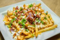 a plate of french fries with at Thousand Hills Resort Hotel in Branson