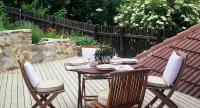 Zahrada ubytování Family Hotel Okoř