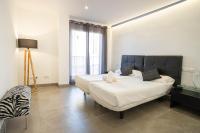 Postel nebo postele na pokoji v ubytování GRAND TERRACE APARTMENT in Puerto de Alcudia