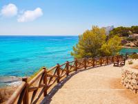 a wooden bridge over a body of water at Villa Halibut by Interhome in Fanadix