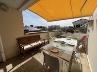 Balkon lub taras w obiekcie Appartement T3 centre Arcachon avec terrasse, parking et ménage inclus - FR-1-374-206