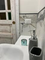 A bathroom at MeliKris home
