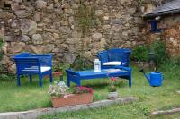 Vonkajšia záhrada v ubytovaní Apartamento Felicitas en La Casa de Cobos, Ribeira Sacra