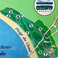 a map of the gulf be campground at Villa Saint Kirio - piscine et spa in Morlaix