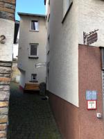 an alley between two buildings with a building at Gästehaus Ziemons in Cochem