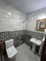 Koupelna v ubytování MİRHAN HOTEL
