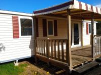 Plán poschodí v ubytovaní Joli mobil-home pour 8 personnes tout confort 3 chambres vue étang avec piscine