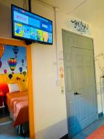 Hotel y Arte Antigua by Amazing Guatemala Travelにあるテレビまたはエンターテインメントセンター