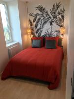 Posteľ alebo postele v izbe v ubytovaní Joli appartement très bien situé - Perros-Guirec