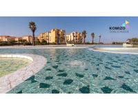 Bazén v ubytovaní « L’Ecume » Terrasse Rez-de-chaussée/Front de mer alebo v jeho blízkosti