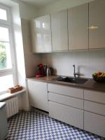 Kuchnia lub aneks kuchenny w obiekcie KER HUELLA - Superbe vue mer et accès plage privé