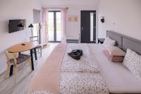 Postel nebo postele na pokoji v ubytování Babyky apartmány