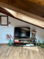 TV a/nebo společenská místnost v ubytování La casa de las Flores de El Hornillo